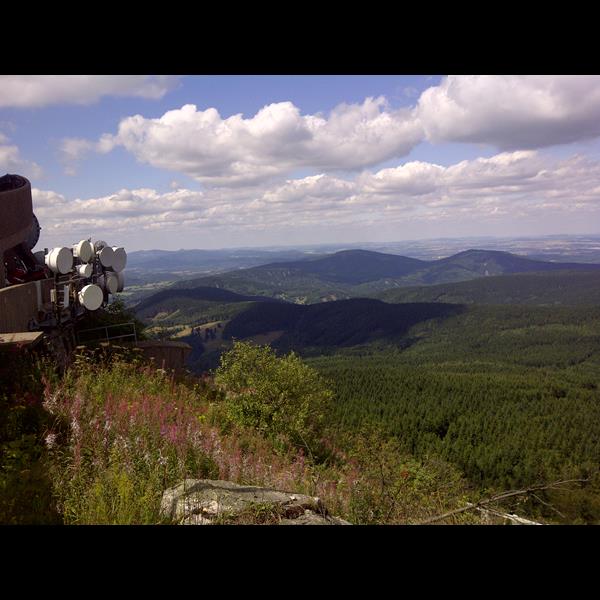 Blick von Jested, Liberec, Tschechische Republik