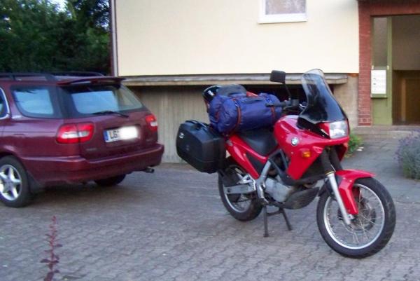 Abfahrt nach Garmisch Partenkirchen, BMW Motorradtage  2009