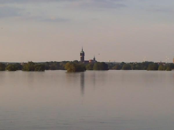 Die SchlossKirche von Lutherstadt Wittenberg von mir zuhause aus gesehen.