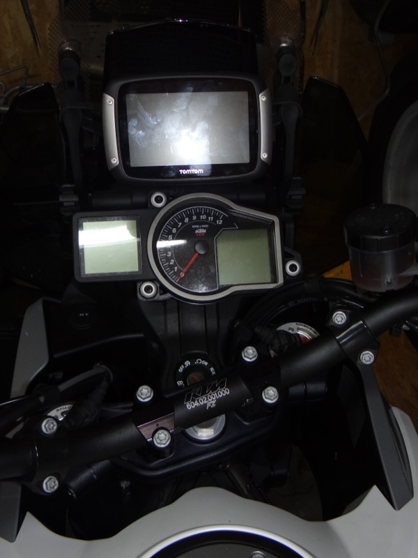 TomTom Rider an KTM Navi Halter